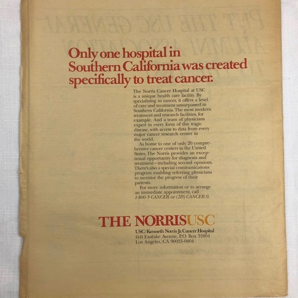 1985 USC Trojan Family Newspaper Published By The University Of Southern Ca - Picture 2 of 3